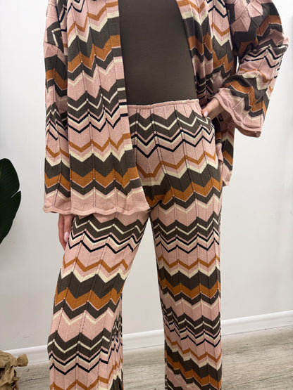Vicolo - Pantalone Chevron