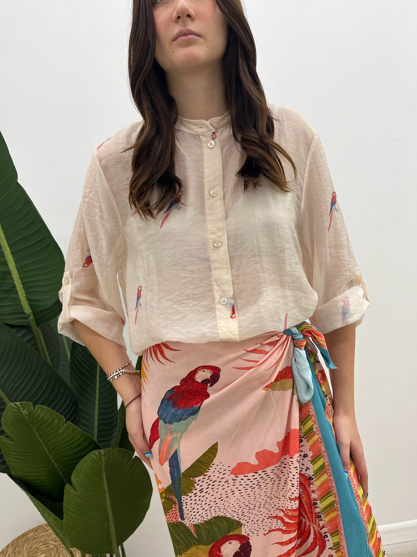 Haveone - Camicia Pappagalli