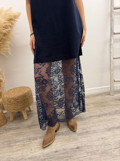 Haveone - Abito Pizzo+Tshirt