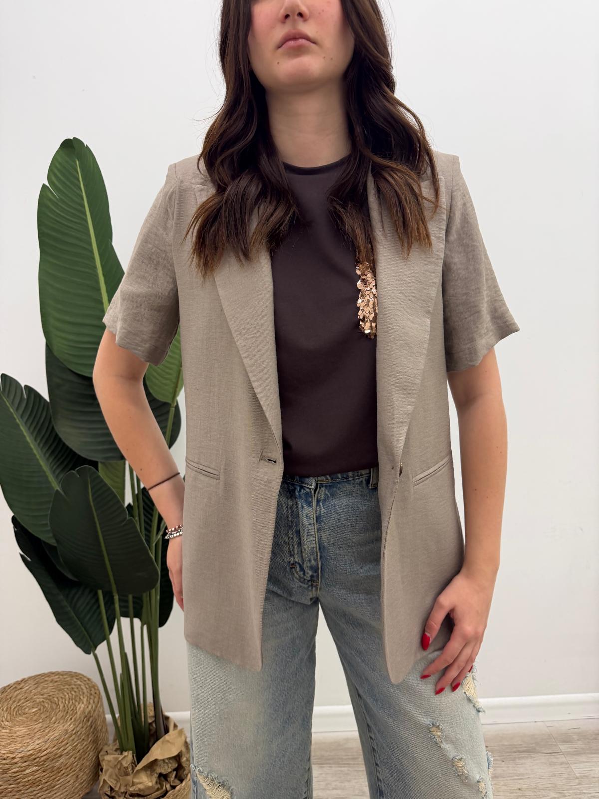 Haveone - Blazer Manica Corta