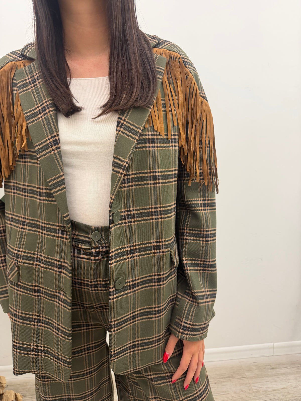 Haveone - Blazer Check Frange