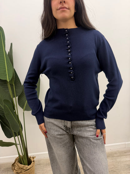 Haveone - Pull Bottoncini Rouches