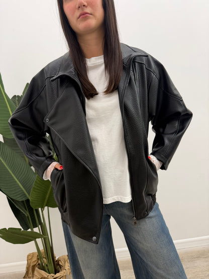 Haveone - Giubbotto Biker Ecopelle