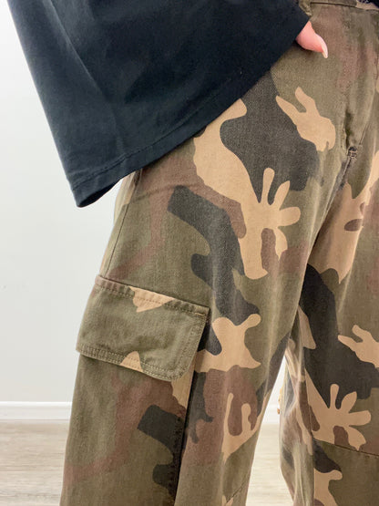 Haveone - Pantalone Cargo Camo