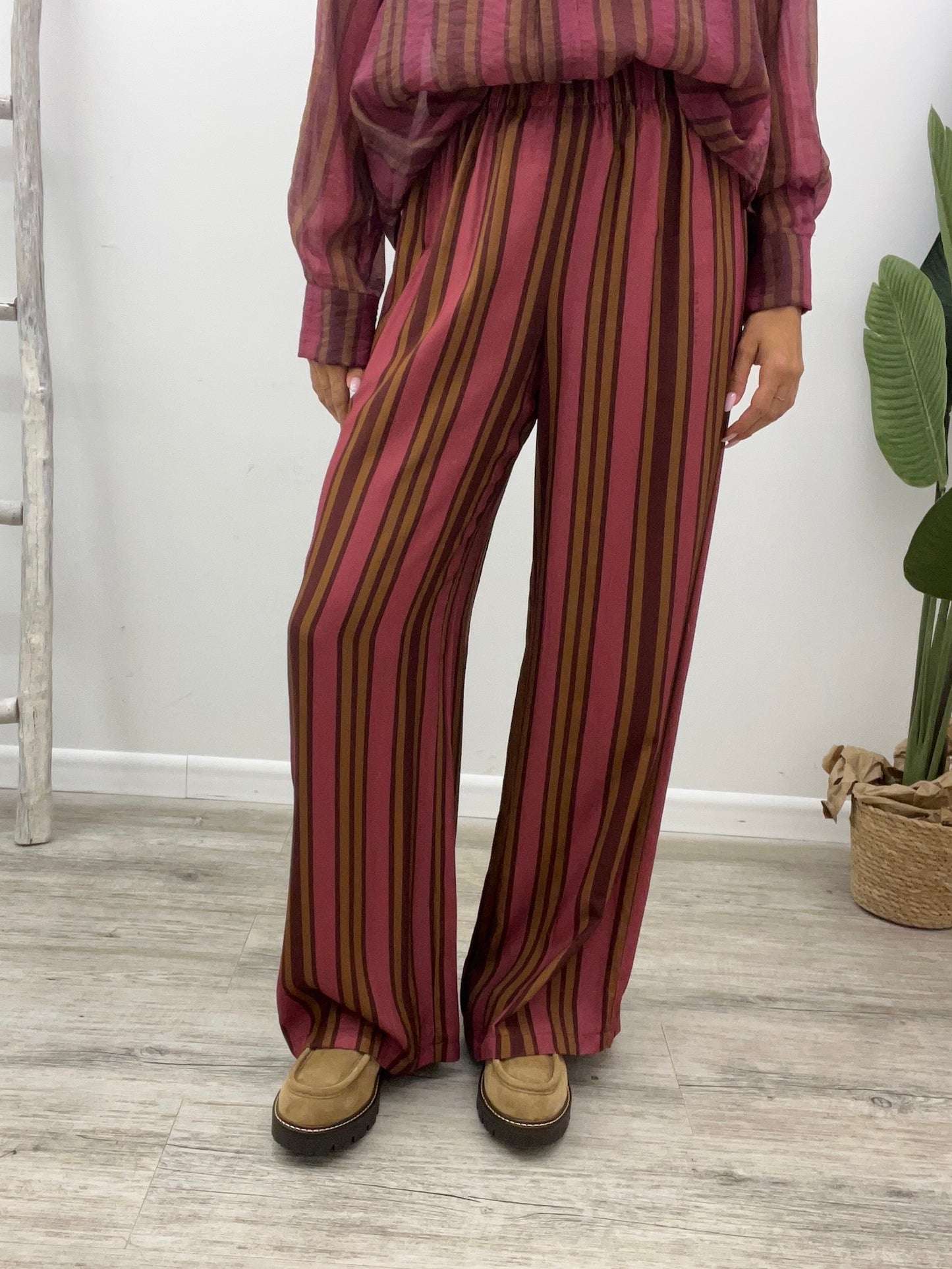 Haveone - Pantalone Riga Amarena