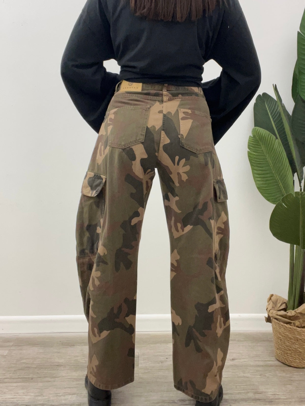 Haveone - Pantalone Cargo Camo