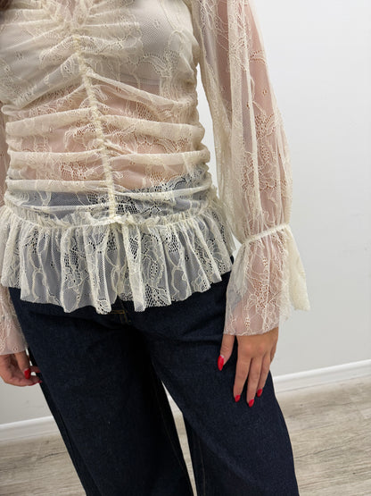 Susy Mix - Blusa Pizzo Lupetto