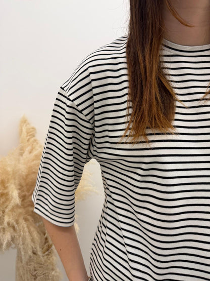 Susy Mix - Tshirt Riga Pizzo