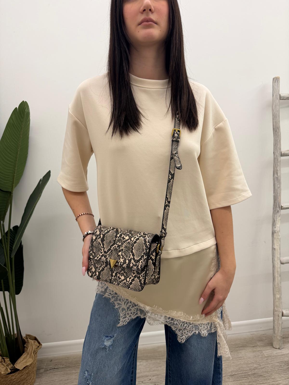 Haveone - Tshirt Pizzo Lingerie