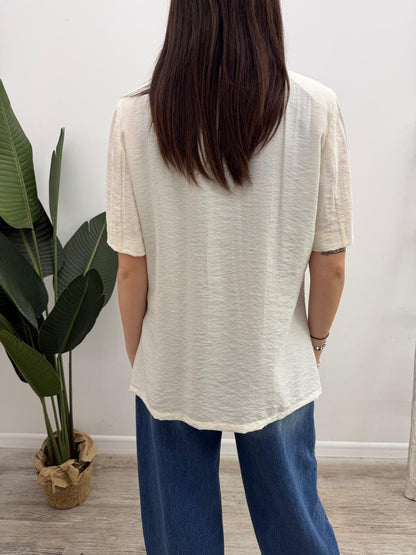 Haveone - Blazer Crinkle Manica Corta