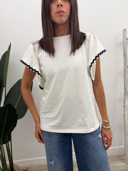 Susy Mix - Tshirt Volant Onde