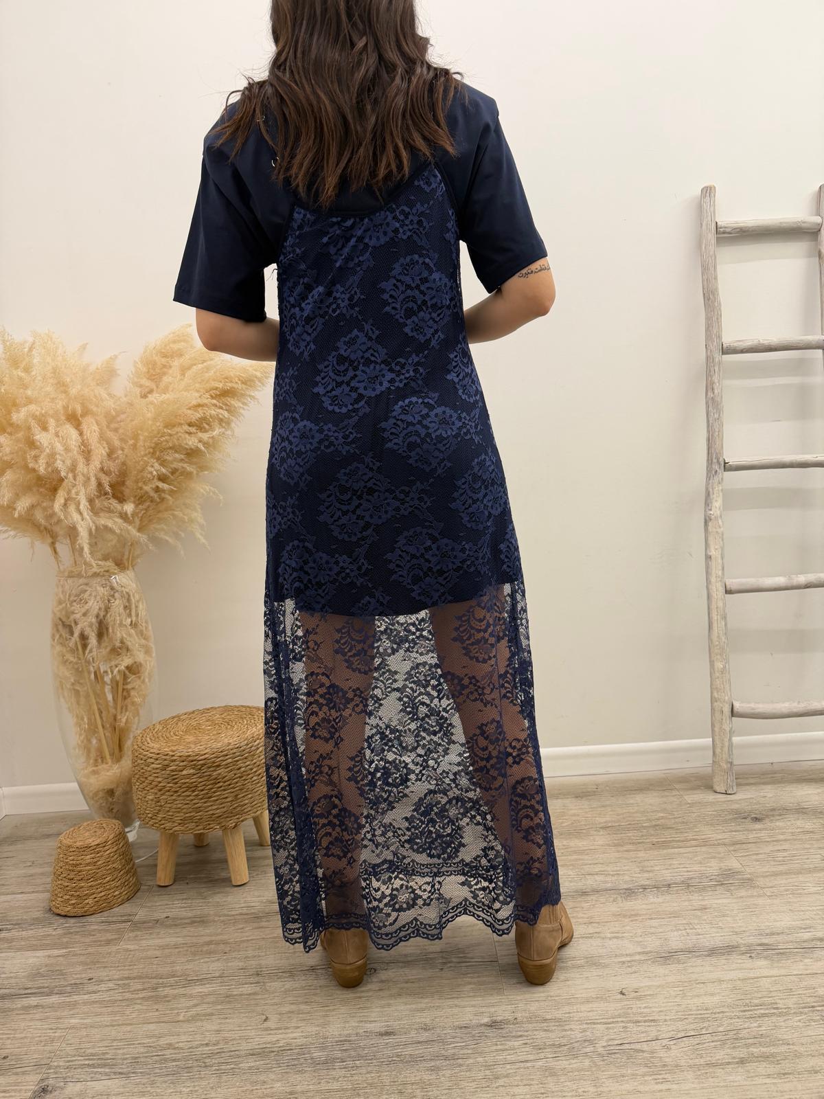 Haveone - Abito Pizzo+Tshirt