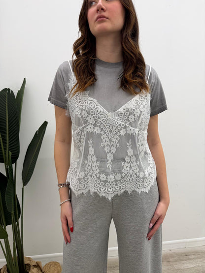 Haveone - Tshirt + Top Pizzo