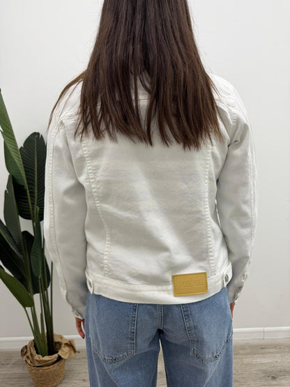 Haveone - Giacca Denim White