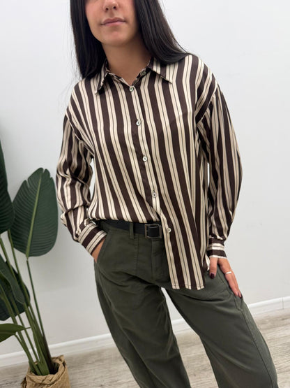 Susy Mix - Camicia Riga Tigre