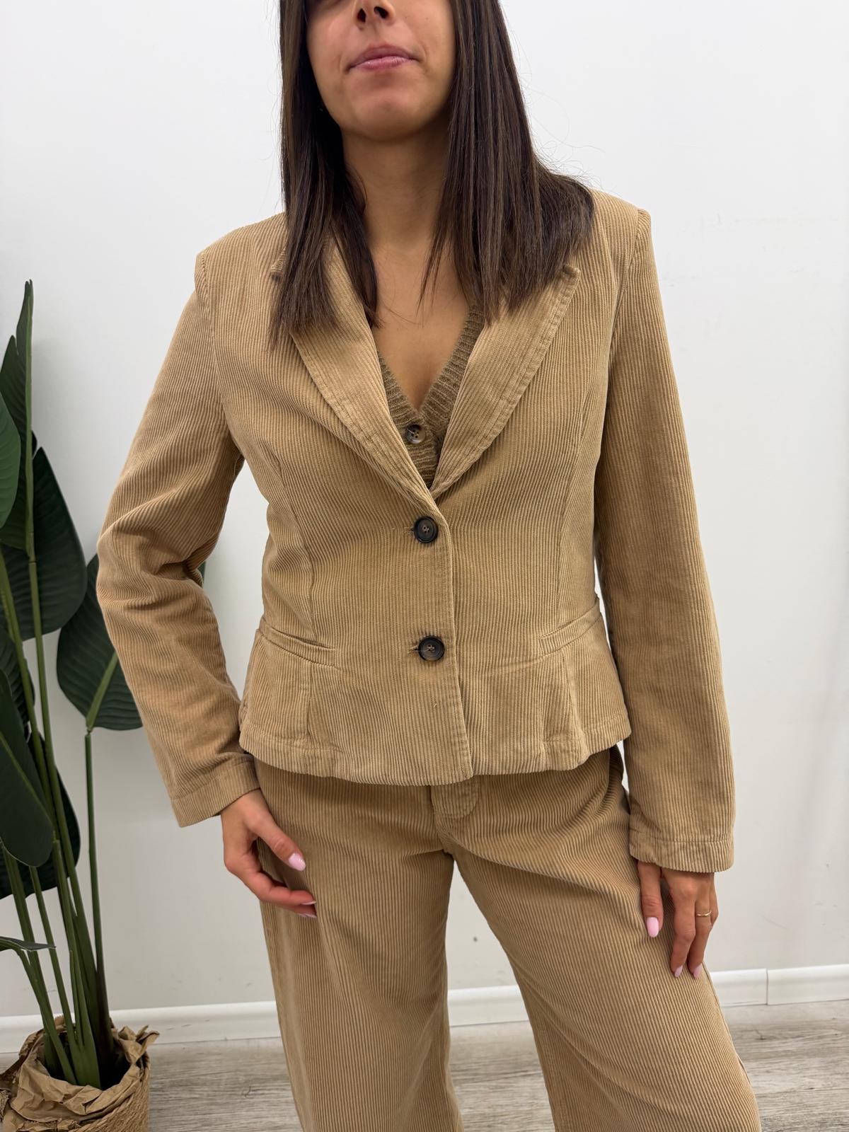 Tensione In - Blazer Cropped Velluto