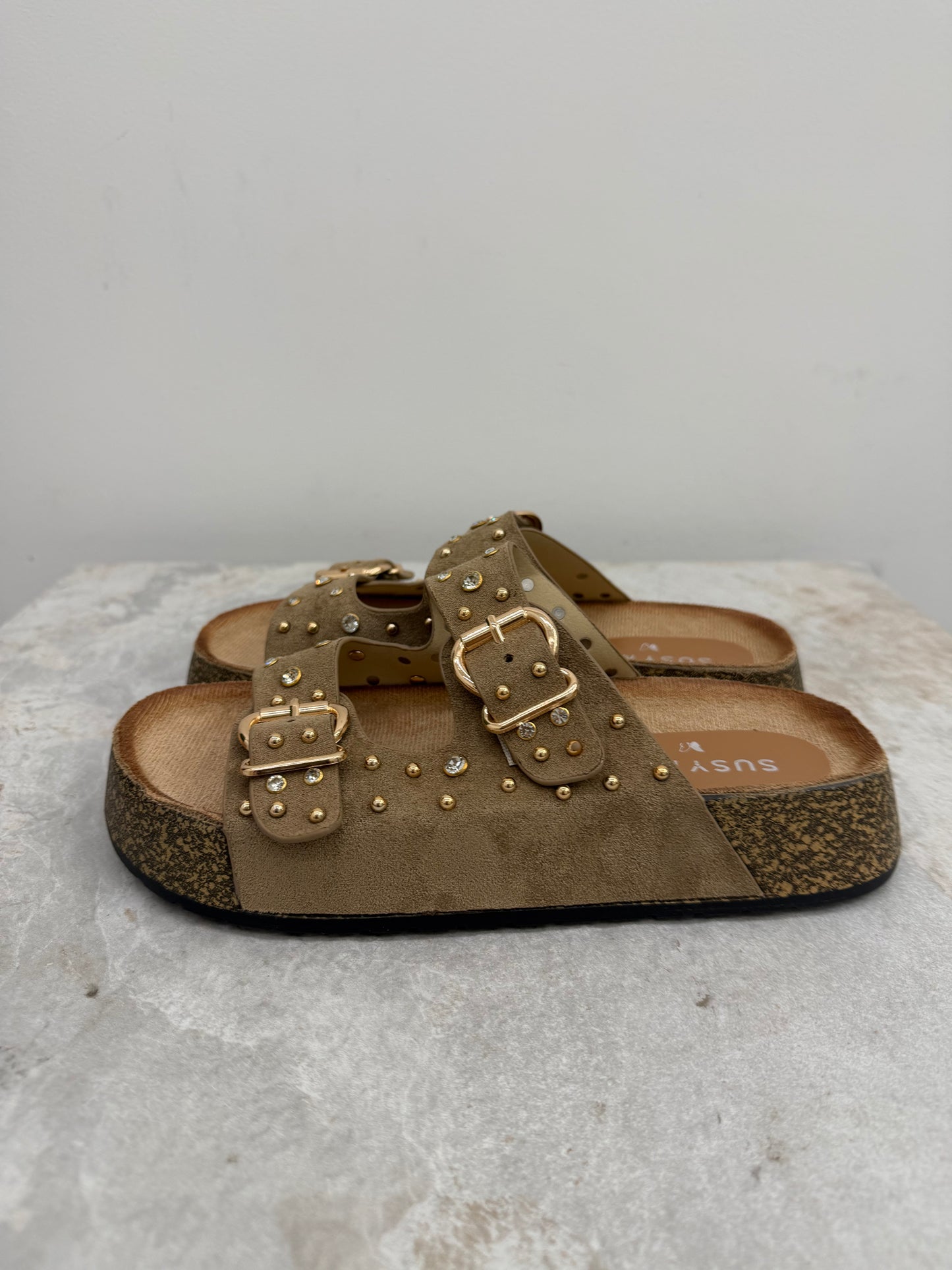 Susy Mix - Ciabatta Doppia Fibbia Borchie
