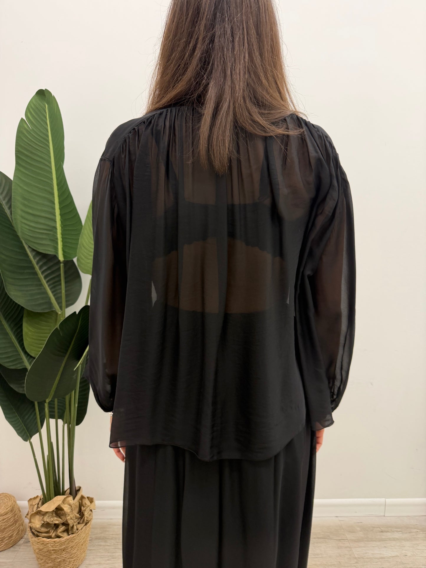 Haveone - Blusa Seta Rouches