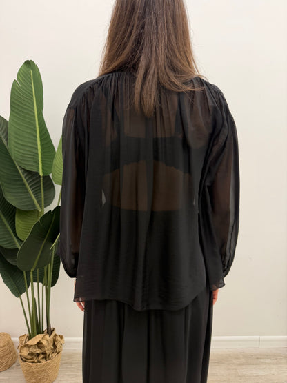 Haveone - Blusa Seta Rouches