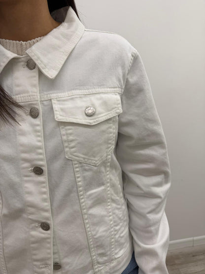 Haveone - Giacca Denim White