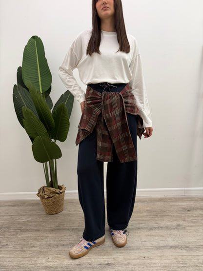 Haveone - Pantalone Inserto Check
