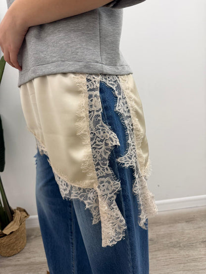 Haveone - Tshirt Pizzo Lingerie