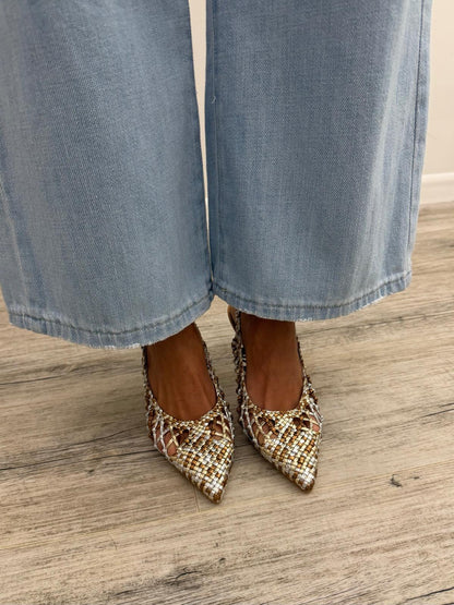Ovyé - Slingback Intrecciate Multicolor