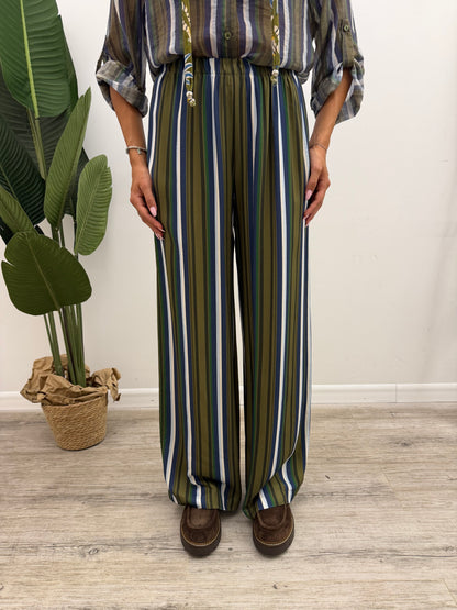 Haveone - Pantalone Riga Oliva