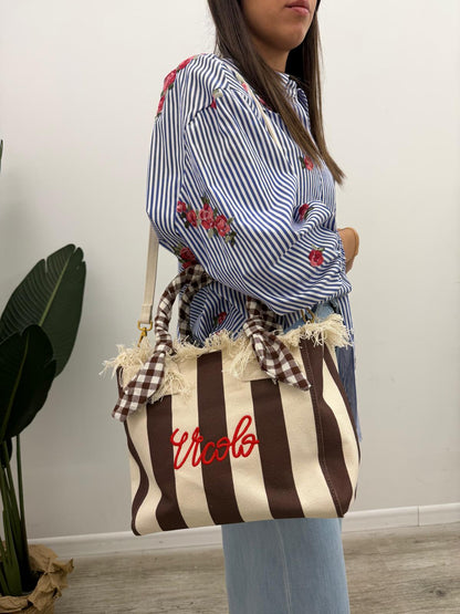 Vicolo - Borsa Ibiza Stripes