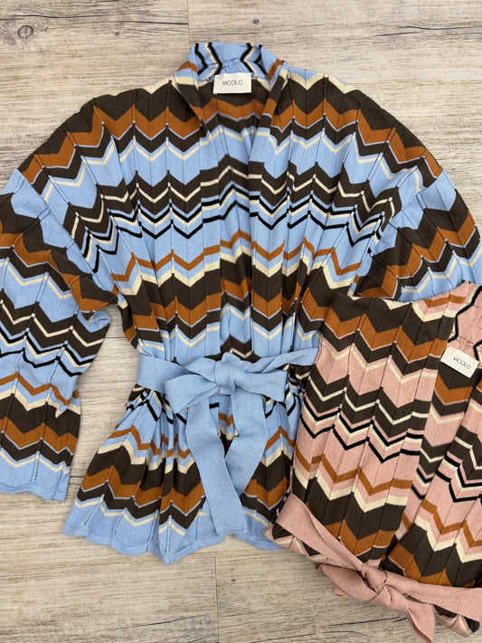 Vicolo - Cardigan Chevron