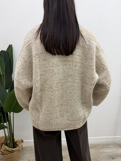 Haveone - Cardigan Bottoni Mélange