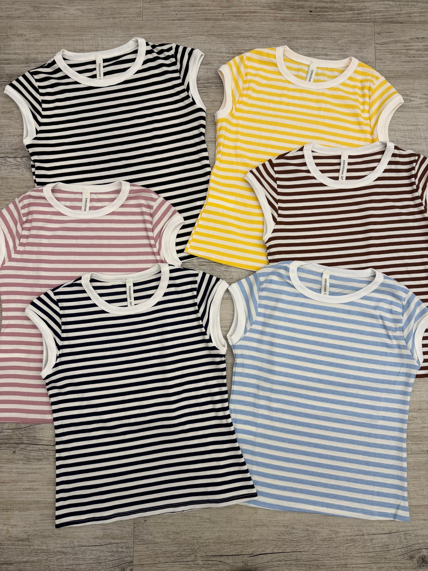 Tensione In - Tshirt Costina Rigata