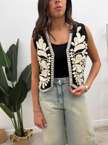Susy Mix - Gilet Ricamo