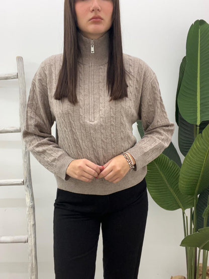 Vicolo - Pull Zip Lana