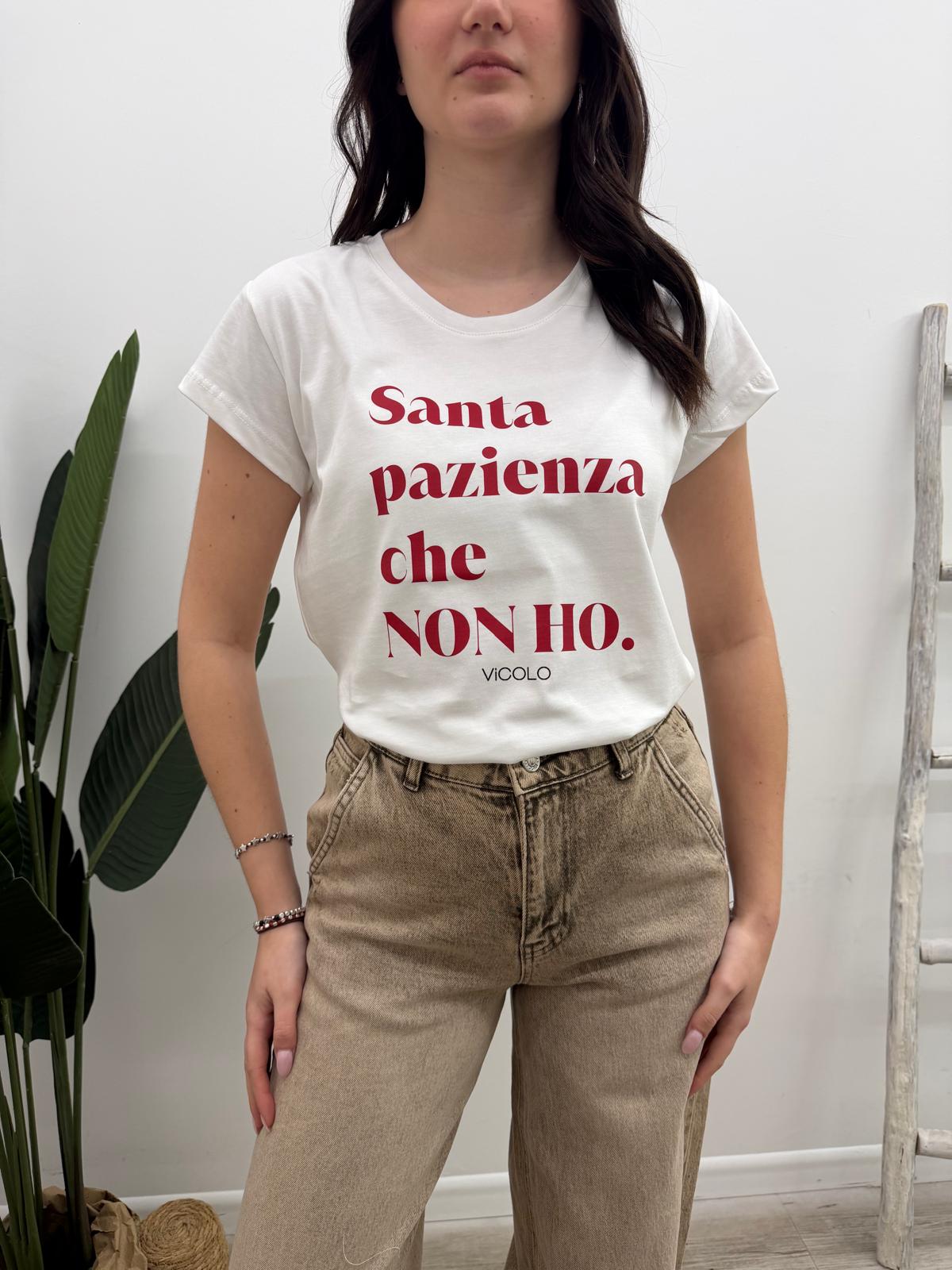 Vicolo - Tshirt Santa Pazienza