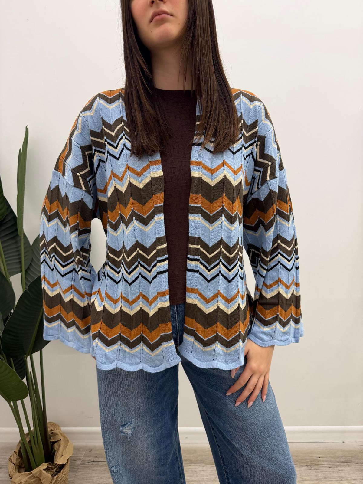 Vicolo - Cardigan Chevron