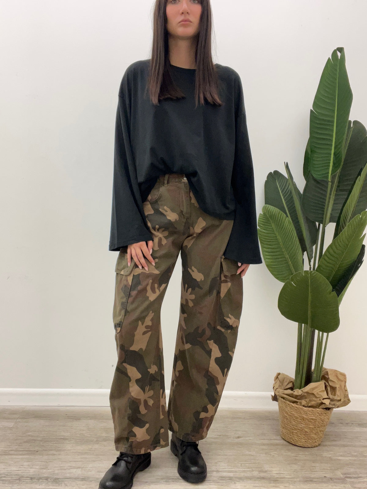 Haveone - Pantalone Cargo Camo