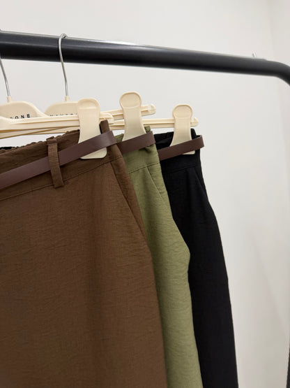 Haveone - Pantalone Palazzo Cintura