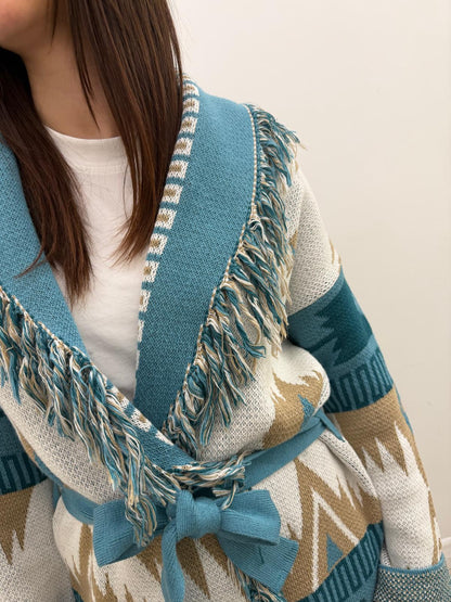 Vicolo - Cardigan Alanui Frangette