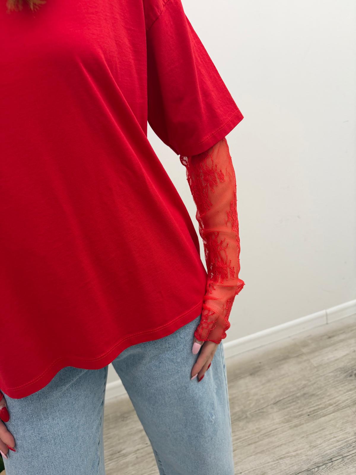 Susy Mix - Tshirt Manica Pizzo