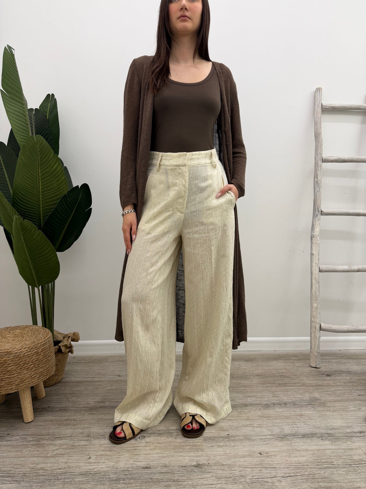 Vicolo - Cardigan Lungo Spacchi