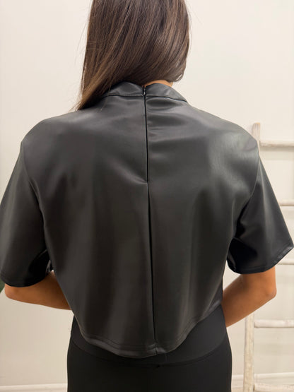 Vicolo - Blusa Ecopelle