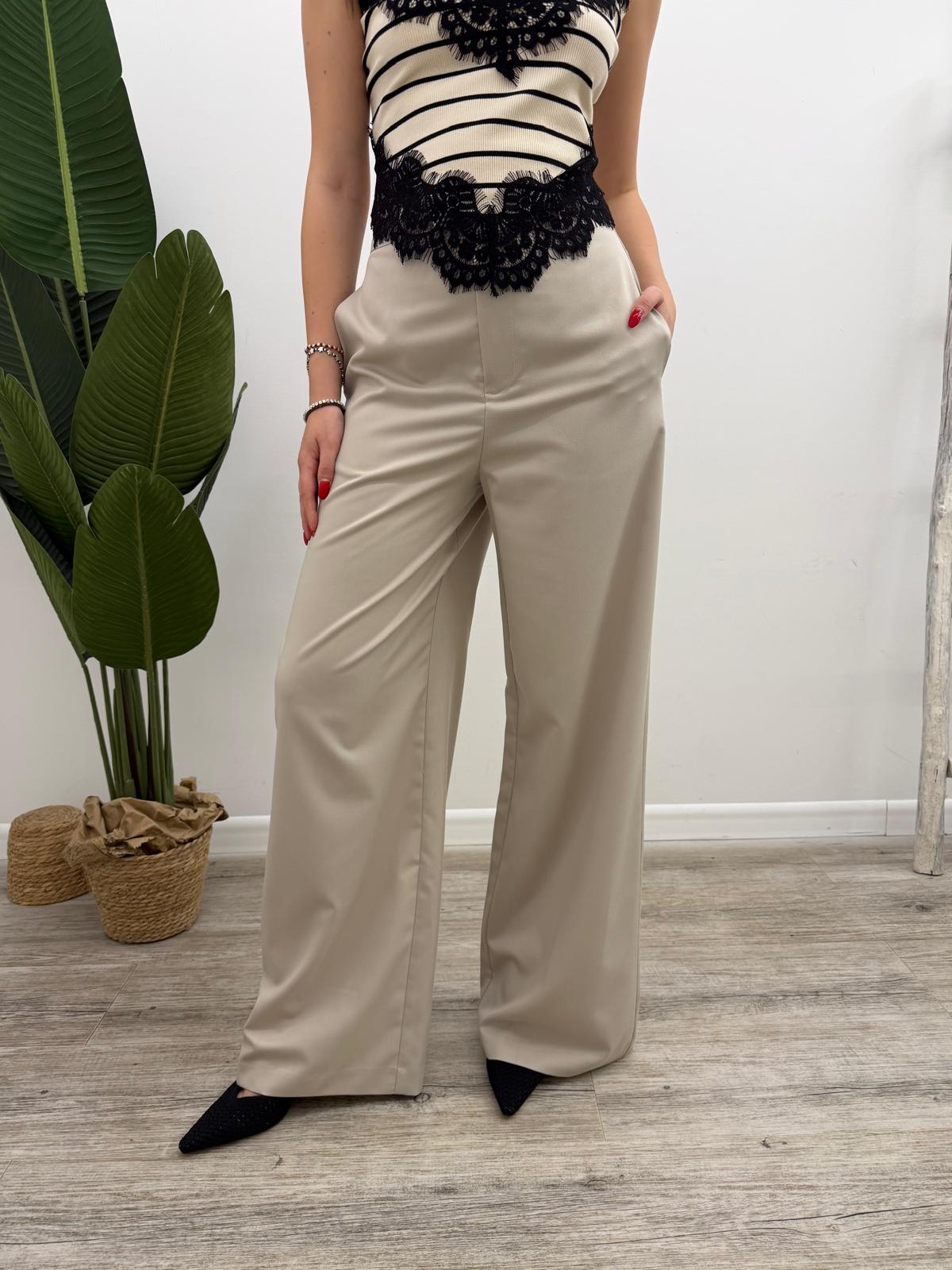 Haveone - Pantalone Palazzo Dritto
