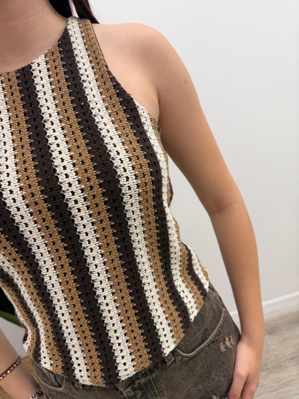 Haveone - Top Canotta Crochet