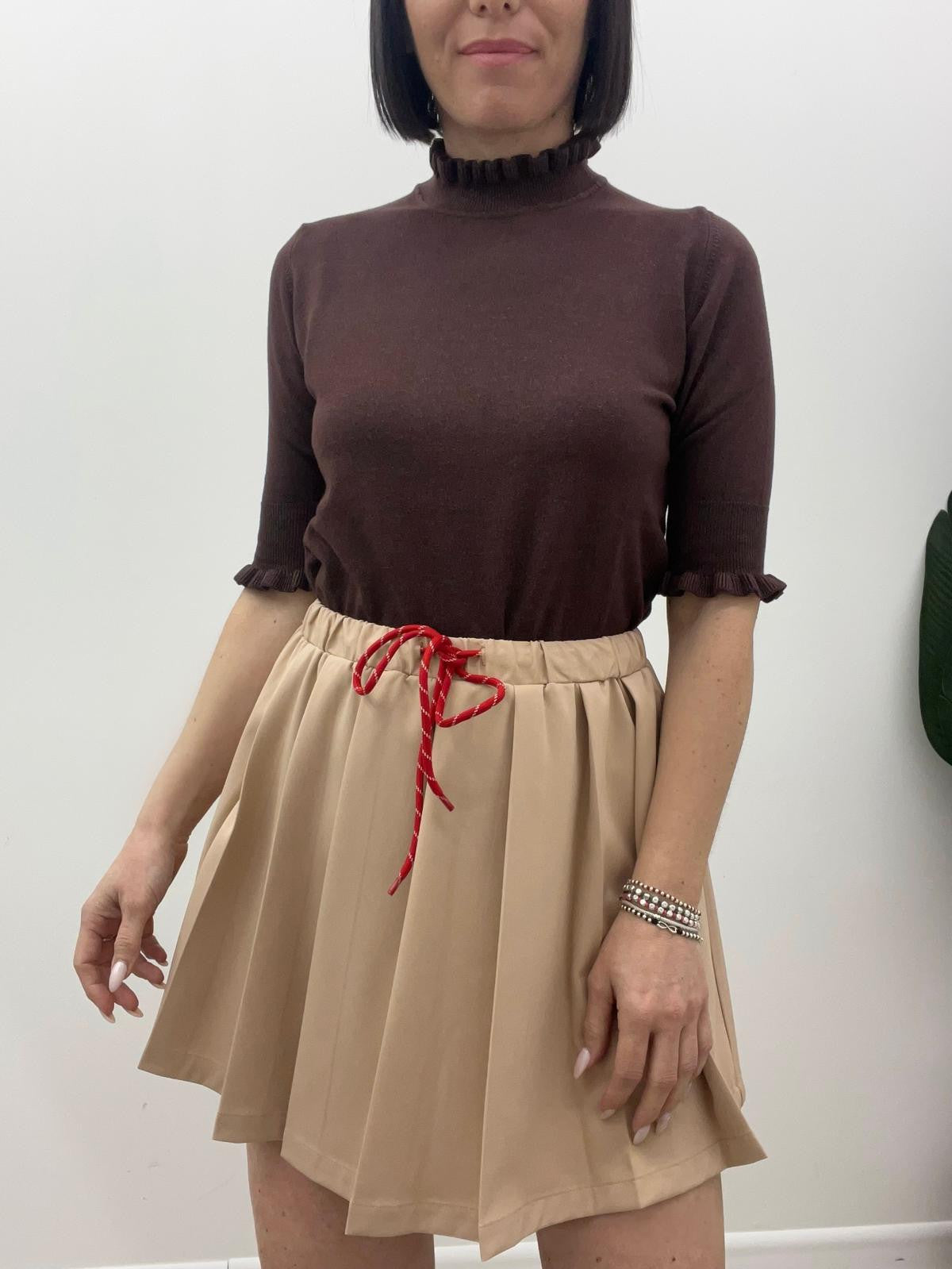 You Decide - Minigonna Pieghe Coulisse