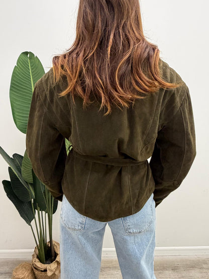 Vicolo - Giacca Suede Cintura