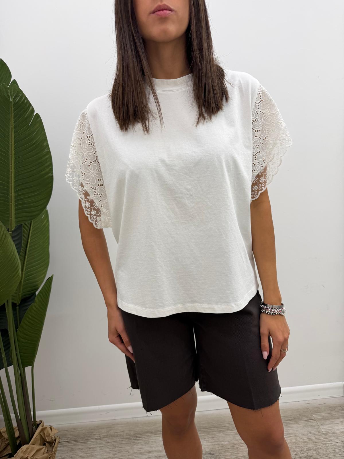 Vicolo - Tshirt Volant Sangallo