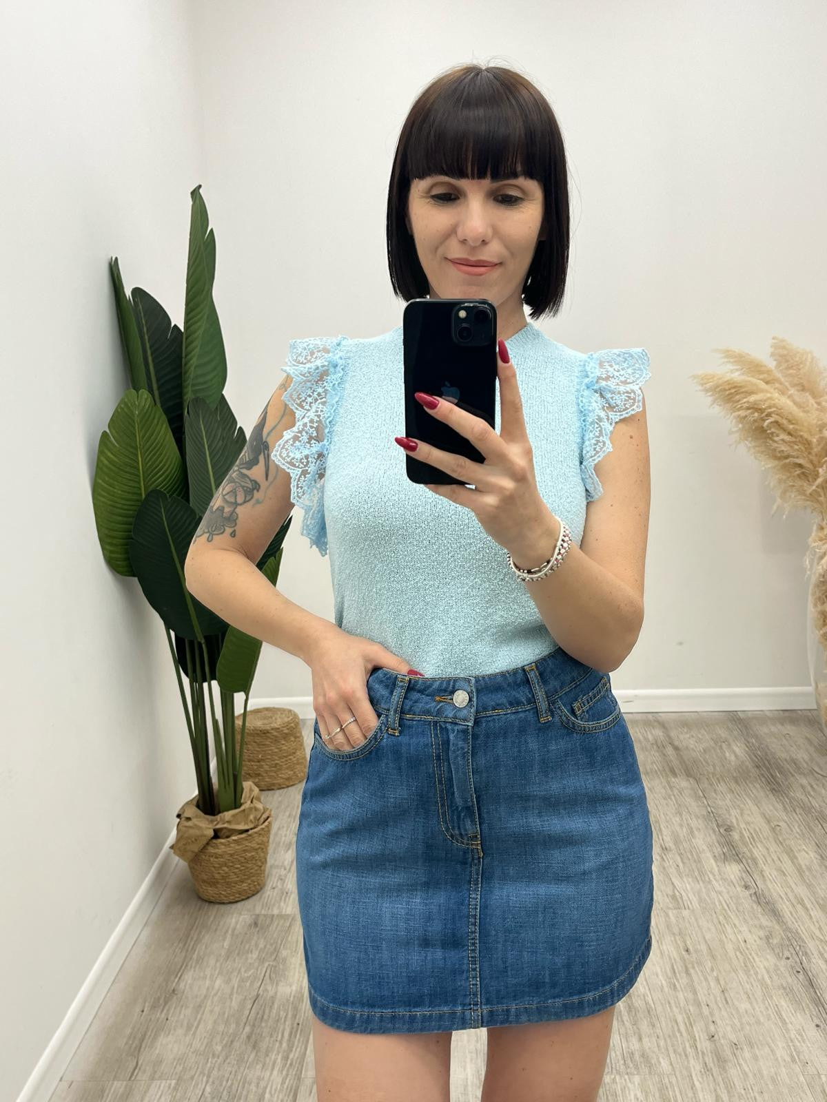 Kontatto - Minigonna Denim