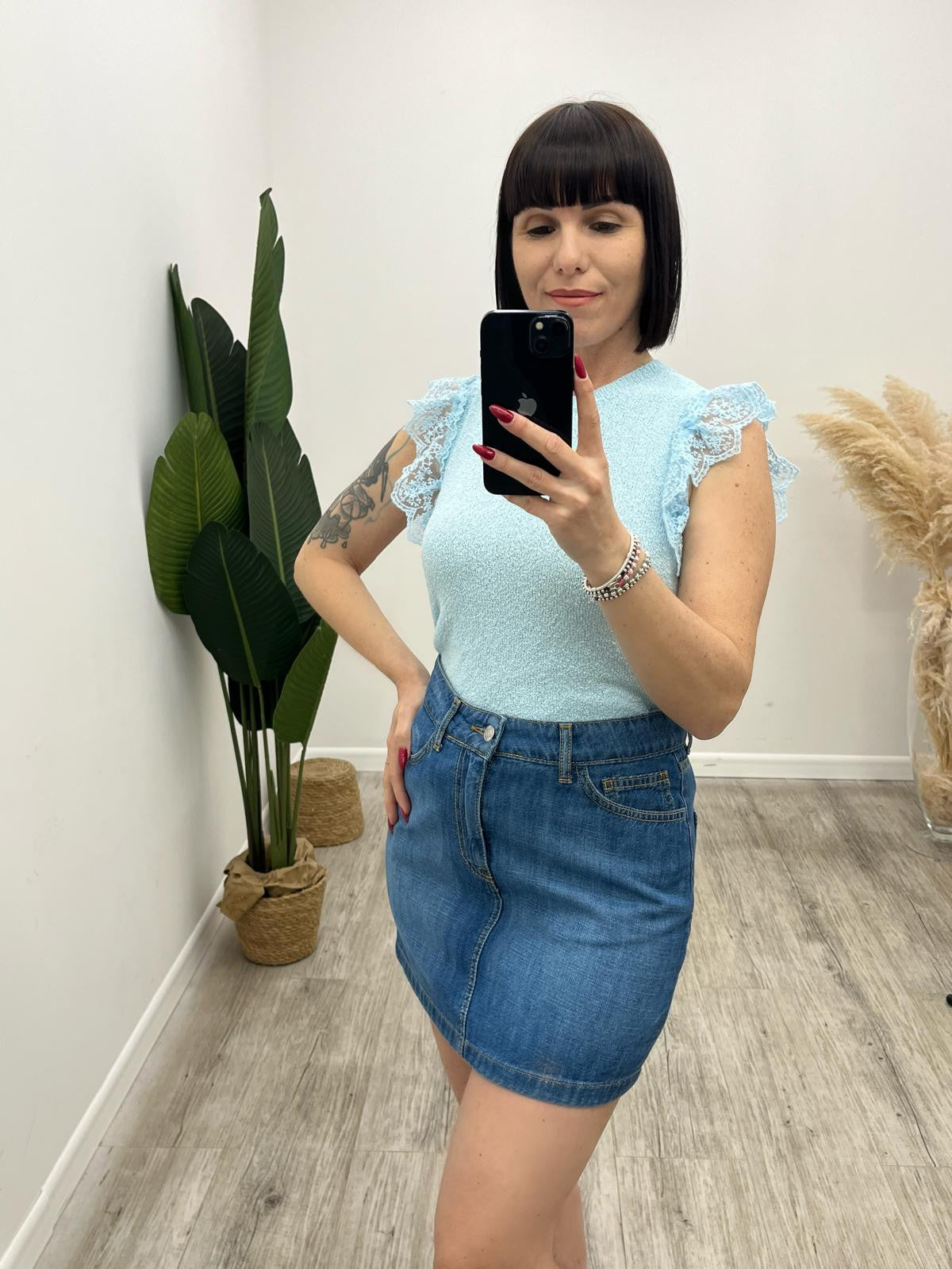 Kontatto - Minigonna Denim