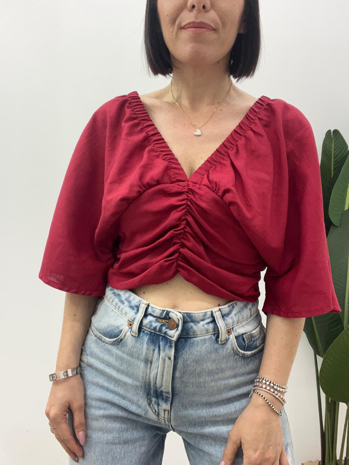 Vicolo - Blusa Lino Arriccio